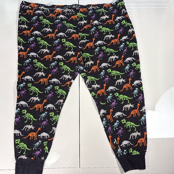 Hyde & Eek! Women’s Plus 4X Dinosaur Skeleton Pajama Set - Picture 1 of 5